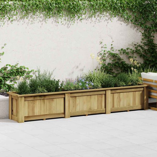 vidaXL Raised Bed 291x50x50 cm Impregnated Pinewood