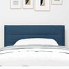 vidaXL Headboard with Headboard Blue 100 cm Faux Leather