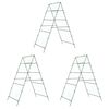 vidaXL Garden Trellises for Climbing Plants 3 pcs A-Frame Steel