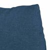 vidaXL Back Pillow Blue 45 x 20 x 35 cm Fabric