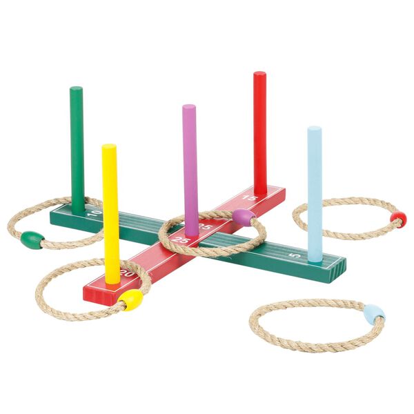 HI Outdoor Wooden Tossing Game
