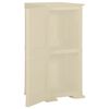 vidaXL Plastic Cabinet 40x43x85.5 cm Wood Design Angora White