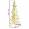vidaXL Christmas Tree with 240 LEDs Warm White 180 cm Rattan