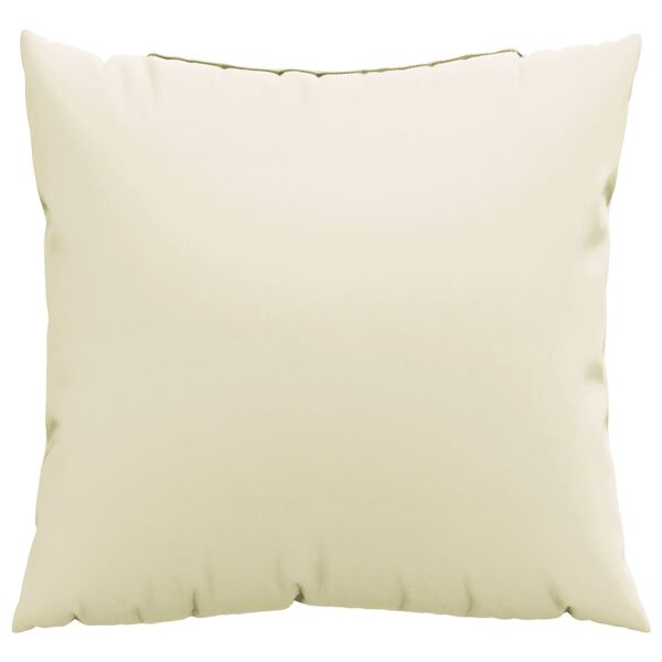 vidaXL Sofa Cushions 4 pcs Cream 60x60 cm Fabric