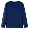 Kids' T-shirt with Long Sleeves Navy 92