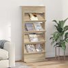 vidaXL Magazine Rack Sonoma Oak 70 x 41 x 156 cm Engineered Wood
