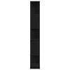 vidaXL Bookcase Black Oak 45 x 23.5 x 162.5 cm