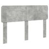 vidaXL Headboard Concrete Grey Engineered wood