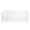 vidaXL Greenhouse Aluminium 421x190x195 cm 15.6 m³