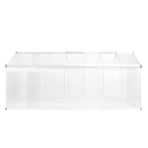 vidaXL Greenhouse Aluminium 421x190x195 cm 15.6 m³