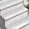 vidaXL Stair Tread Rectangular 2 pcs Silver 75 x 25 cm Aluminium