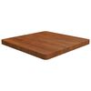 vidaXL Square Table Top Dark Brown 60x60x4cm Treated Solid Wood Oak