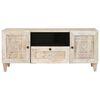 vidaXL TV Units with Drawer White 105 x 33 x 46 cm Engineered wood