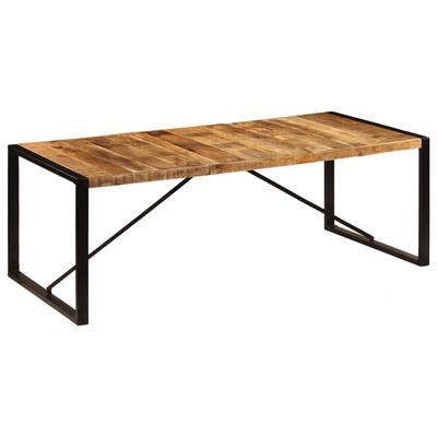 vidaXL Dining Table 220x100x75 cm Solid Mango Wood