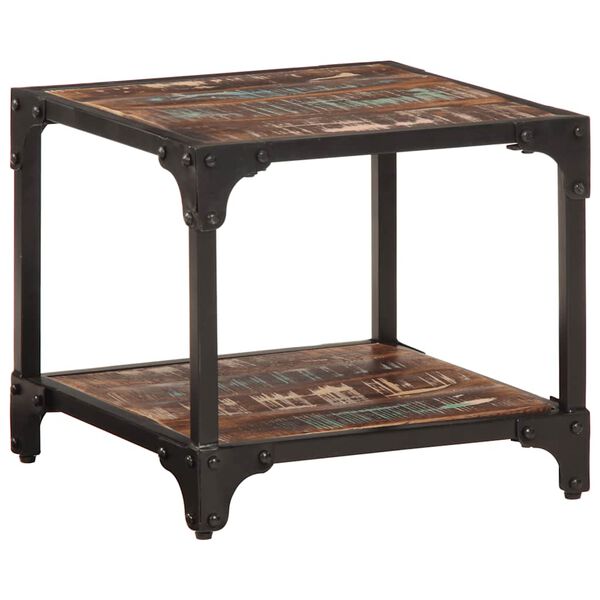 vidaXL Coffee Table 40x40x36 cm Solid Reclaimed Wood