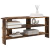 vidaXL Corner TV Cabinet Smoked Oak 102x40.5x45cm Engineered Wood