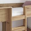 vidaXL Bunk Bed for Kids Artisan Oak 100 x 200 cm Engineered wood