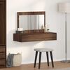 vidaXL Dressing Table Brown 100 x 40 x 70 cm Engineered Wood