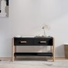 vidaXL Coffee Table Black 82x48x45 cm Engineered Wood
