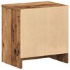 vidaXL Bedside Cabinets 2 pcs with Drawer Old Wood 39x28x41 cm