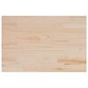 vidaXL Table Top 80x50x2.5 cm Rectangular Solid Wood Pine