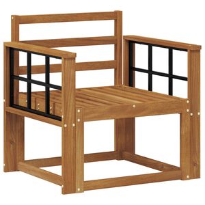 vidaXL Outdoor Sofa Solid Acacia Wood Natural