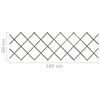 vidaXL Trellis Fences 5 pcs Grey Solid Firwood 180x60 cm