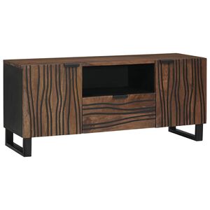 vidaXL TV Units with Drawer Walnut 105 x 33 x 46 cm Engineered wood
