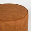 LABEL51 Pouffe Tibo 55x55x40 cm Ocher Velour