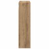 vidaXL Bathroom Wall Cabinet with Shelf Artisian Oak 40 x 16 x 62.5 cm