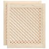 vidaXL Cabinet Doors Lattice Design 2 pcs 59.5x69 cm Solid Wood Pine