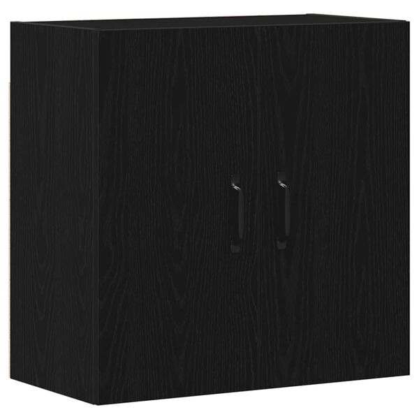 vidaXL Wall Cabinet Black Oak 60x31x60 cm Engineered Wood