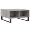 vidaXL Coffee Table Grey Sonoma 60x60x30 cm Engineered Wood