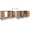 vidaXL Bathroom Furniture Set 3 pcs Artisan Oak Engineered Wood