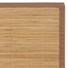 vidaXL Rug Bamboo 160x230 cm Brown