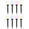 vidaXL Solar Lamp | Set of 8 | White | Polypropylene | Medium | Lights