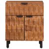 vidaXL Bedside Cabinet Brown 50 x 33 x 60 cm Solid Mango Wood
