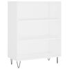 vidaXL Highboard White 69.5x34x180 cm Engineered Wood
