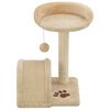 vidaXL Cat Tree with Sisal Scratching Post 40 cm Beige and Brown