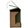 vidaXL Rabbit Feeder Olive Green 64.5 x 25.5 x 45.5 cm