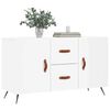 vidaXL Sideboard High Gloss White 100x36x60 cm Engineered Wood