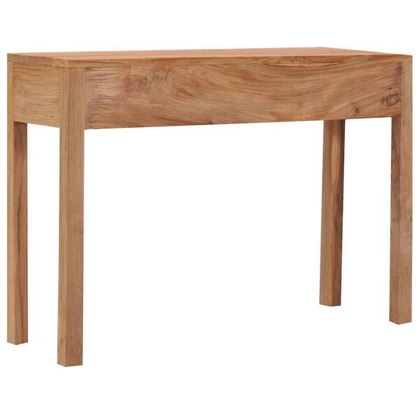 vidaXL Console Table 110x35x75 cm Solid Teak Wood