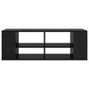 vidaXL Wall-Mounted TV Cabinet Wall-mounted Black oak 102 x 35 x 35 cm