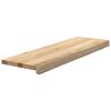 vidaXL Stair Treads 20 pcs Untreated 80x25x2 cm Solid Wood Oak