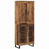 vidaXL Highboard Old Wood 69.5 x 34 x 180 cm Engineered Wood