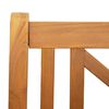 vidaXL Swing Bench Brown 110 x 56 x 58.5 cm Solid Acacia Wood