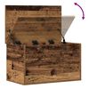 vidaXL Storage Box Old Wood 60 x 35 x 35 cm Engineered Wood