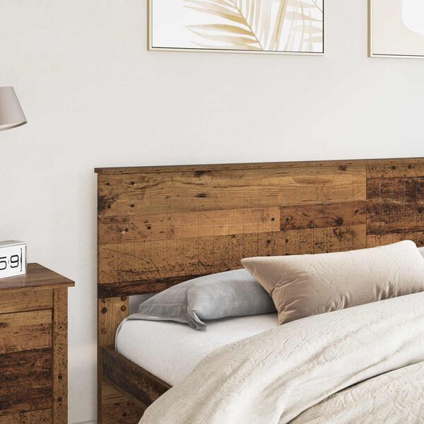 vidaXL Headboard Old Wood 200 cm Engineered wood