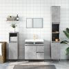 vidaXL Bathroom Cabinet Concrete Grey 30x30x190 cm Engineered Wood