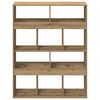 vidaXL Bookcase Artisan Oak 100x33x125.5 cm Engineered Wood